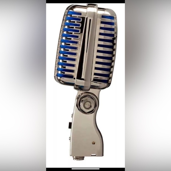 Monoprice Memphis Blue Classic Retro-Style Dynamic Mic For Podcasting, S… - Picture 3 of 6